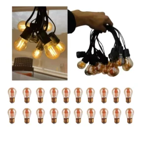 RAMAL 7 METROS CON 20 BOMBILLOS VINTAGE