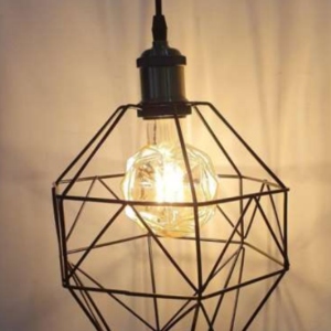 Lampara decorativa en malla #2