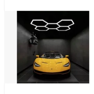 Hexagono 33cm luz blanca