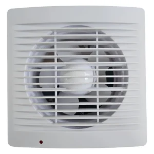 Extractor De Aire Para Baño O Cocina 8 Pulgadas Con Rejilla Blanco