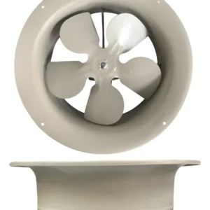 Extractor De Aire 10 Pulgadas Semi Aspa Metálica 110v Blanco